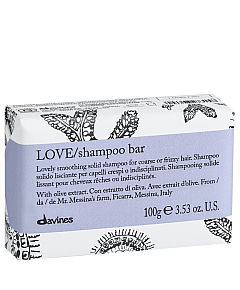 Davines Essential Haircare LOVE Shampoo bar - Твёрдый шампунь для разглаживания завитка 100 гр
